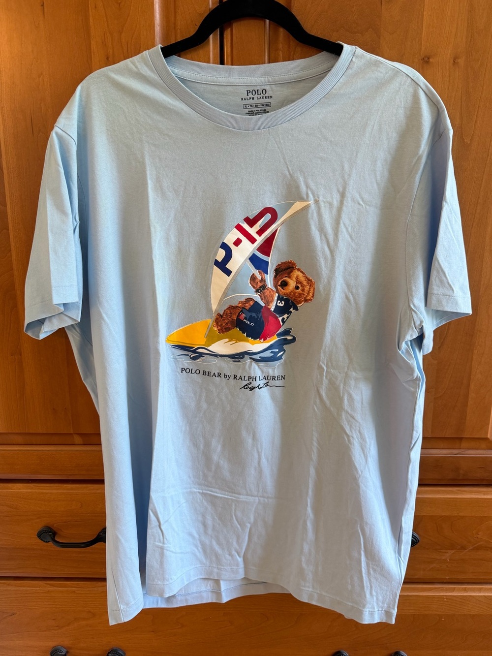 Polo by Ralph Lauren Light Blue Crew Neck Tee